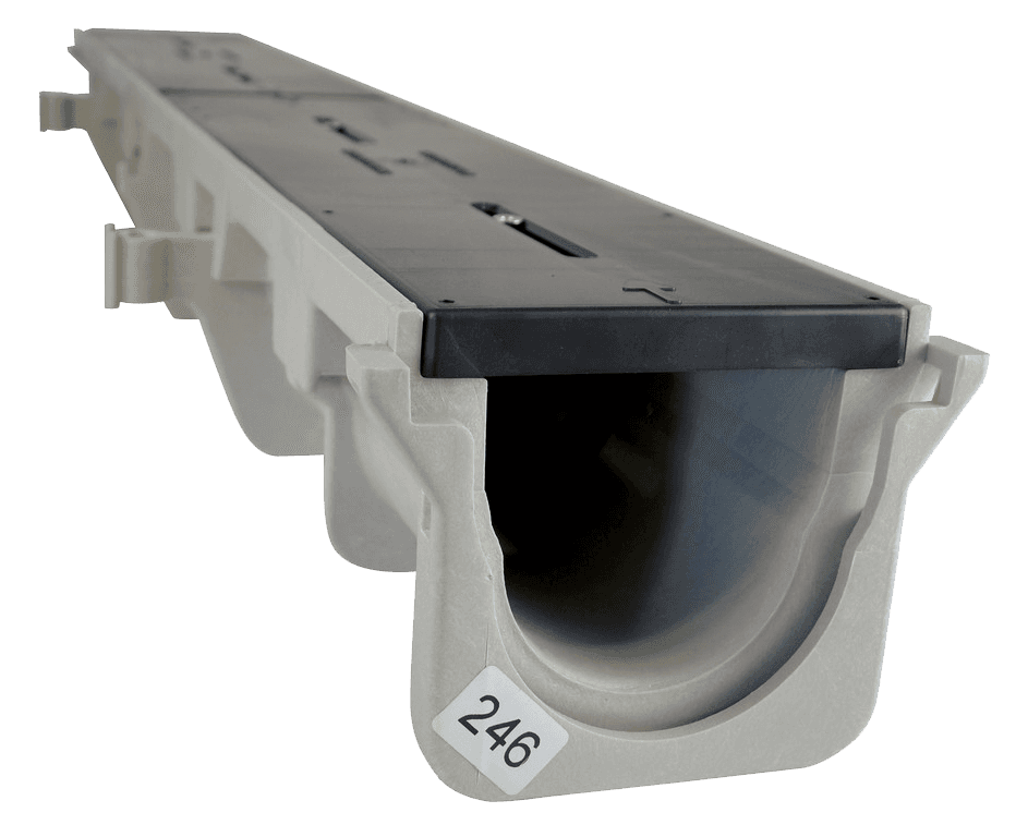3.99" Deep Neutral Dura Slope Channel Drain