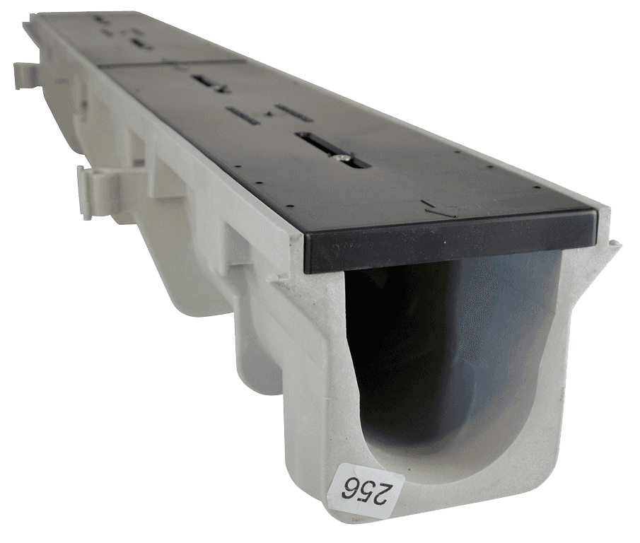 4.34" Deep Neutral Dura Slope Channel Drain