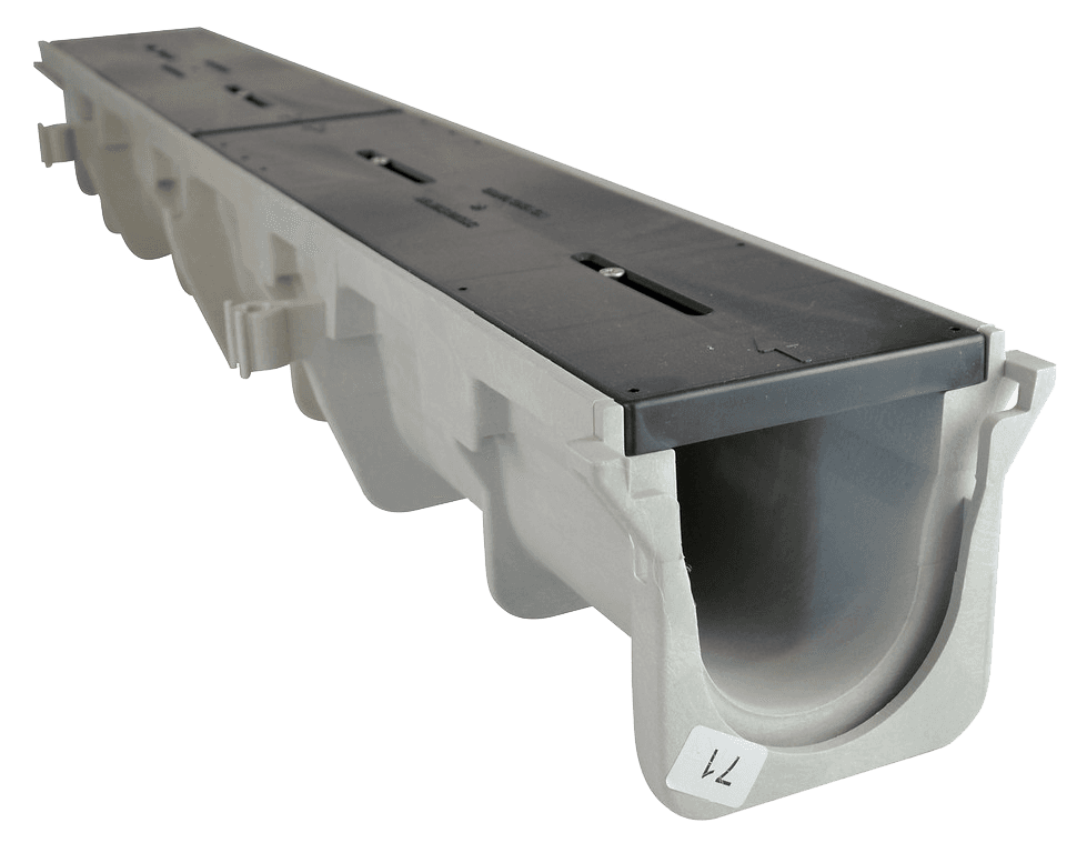 4.34" to 4.67" Deep Dura Slope Channel Drain